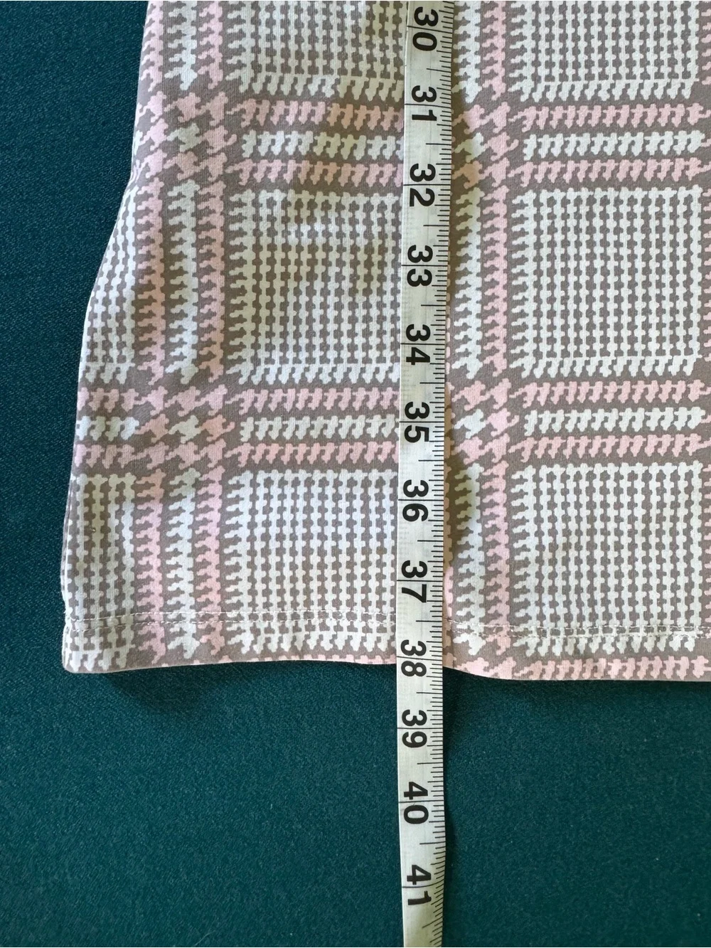 J. McLaughlin Sophia Houndstooth Plaid Catalina Cloth Sheath Dress Size Medium